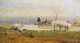 Famous Pond Paintings - Pond at Milton on the Hudson
